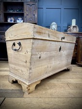 Antique Swedish Pine Dome-Top