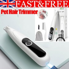 Pro Silent Pet Clippers Cordless Dog Clipper Hair Shaver Grooming Trimmer Kit UK