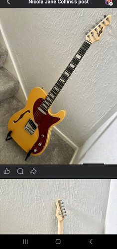 Gear4music deluxe semi hollow - gear4music, semi-hollow