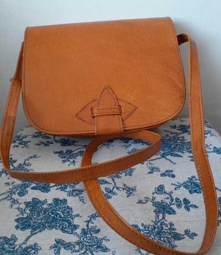 Tan hard leather - tan,