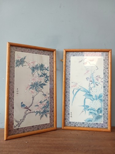 Pair solid wood carved - of,