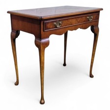 Antique style walnut console