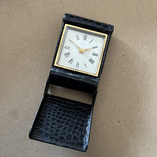 Cartier travel alarm clock - cartier,