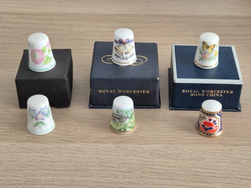 Royal worcester thimbles - x,