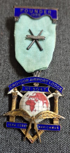 Masonic founders jewel croydon - masonic, jewel-croydon