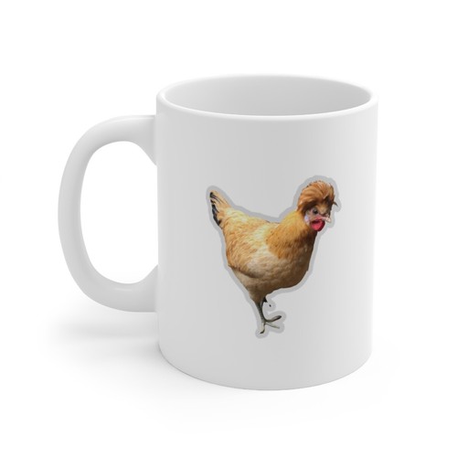 Polish hen ceramic chicken mug - chicken,