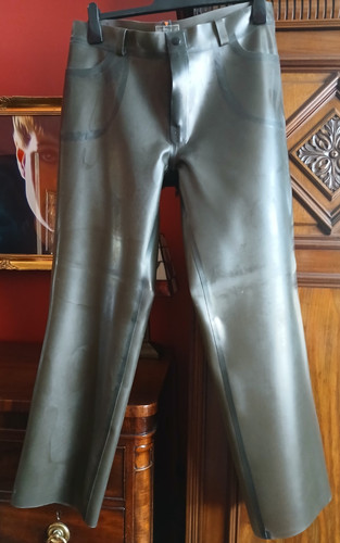 Libidex latex jeans - latex,