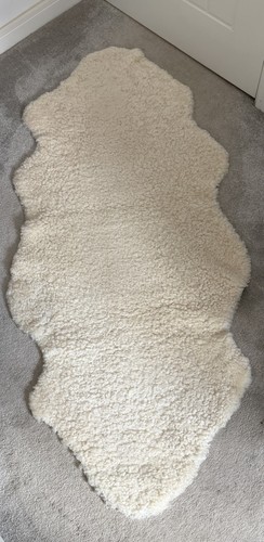 Dunelm sheepskin rug - dunelm,