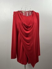 Phase Eight Red Cowl Neck