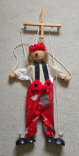 Vintage Large Clown Marionette