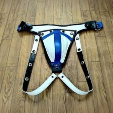 Real Leather Jockstrap Mens Underwear Leather Cod Piece Thong Briefs Jock