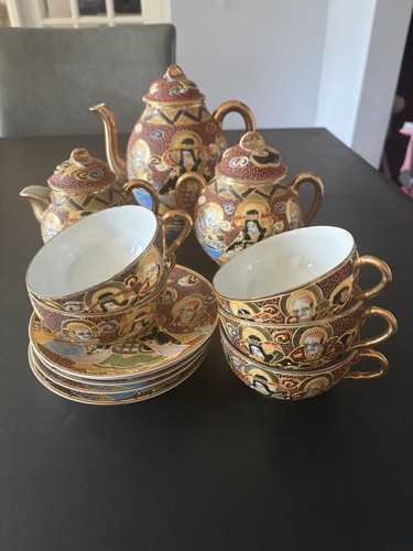Vintage satsuma tea service - satsuma,