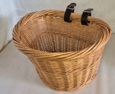 Retro Bicycle Basket Wicker