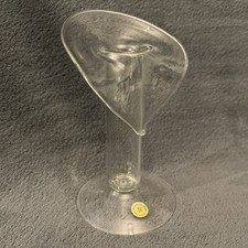 Suffolk Studio Glass Stem Vase Hand Blown with Original Sticker