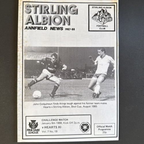 Stirling albion - stirling, v