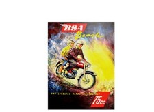 BSA BEAGLE 75cc Retro look wall sign plaque BATHROOM GARAGE Gift METAL SIGN