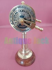 Beautiful Antique Brass Ship