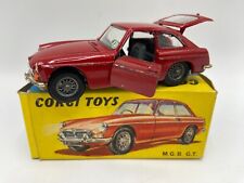 Corgi Toys 327 MGB GT Red with Suitcase for luggage rack & original Box