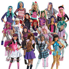 Girls Monster High Fancy Dress Wig