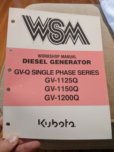 Kubota wsm diesel generator - kubota,