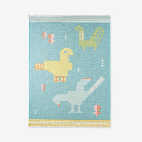 Kids dinosaur rug green - kids,