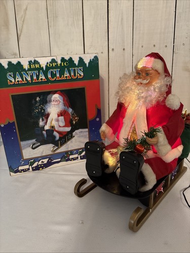 Fibre optic santa sleigh - optic,