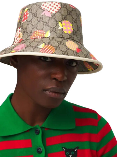 Gucci monogram canvas bucket - monogram,