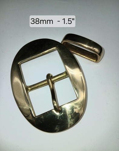 Solid brass oval 38 - solid,