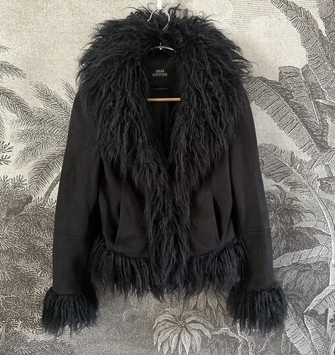 Afghan coat black britney - coat,