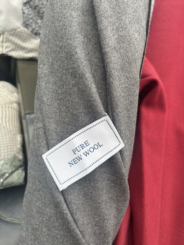 Italian wool flannel grey