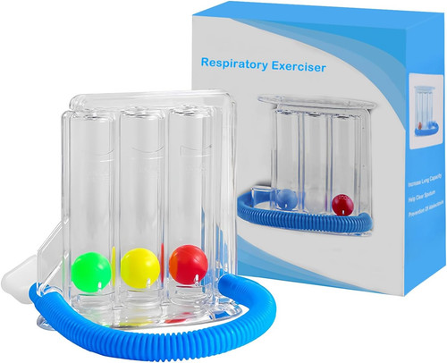 Deep breathing lung exerciser - breathing,