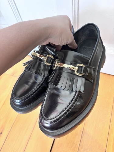 Adrian marten loafers black - dr,