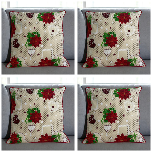 Cushion covers beige set - beige, of