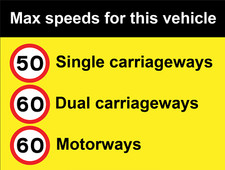 Max Speed Limit Vehicle HGV