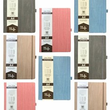 A4 Hardback Notebook Lined PU