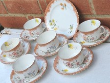 13 Piece Victorian Floral Tea
