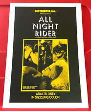 All Night Rider/$100 A..Adult Movie/Film Poster Art PICTURE/PRINT 9" x 6.5"Small