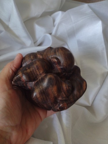 Vintage hand carved hardwood - vintage,