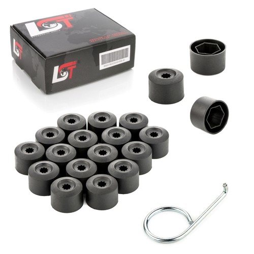 20x wheel nut - nut, black