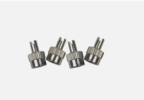 Schrader valve caps core - 4x,