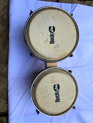 Rockjam wood bongo drums - rockjam,
