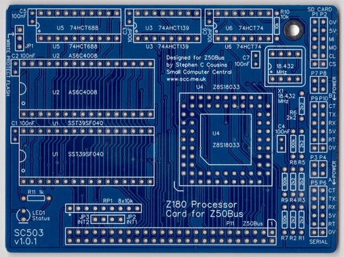 Sc503 z180 processor card - -,