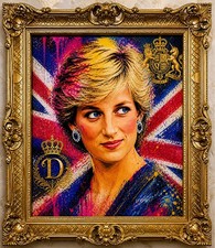 Princess Diana Pop Art Style -