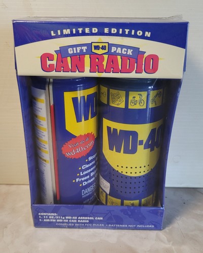 Sealed vintage can radio - sealed,