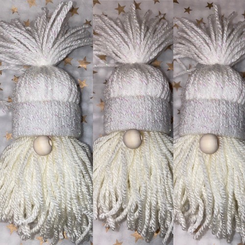 Handmade knitted gonk gnome - knitted,