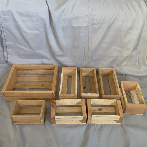 Set of small wooden - 8, pc.