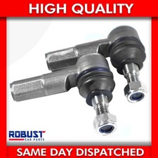 FOR FORD TRANSIT MK6 MK7 PAIR OF STEERING GEAR TRACK ROD END TIE + NUTS (00-13)