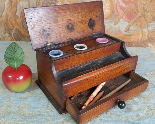 Writing box antique - box, with