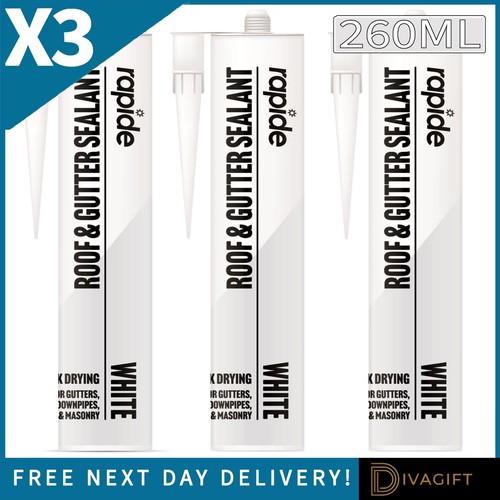 White roof gutter - 3, x