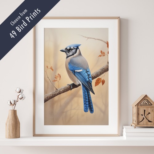 Wild bird print british - bird,
